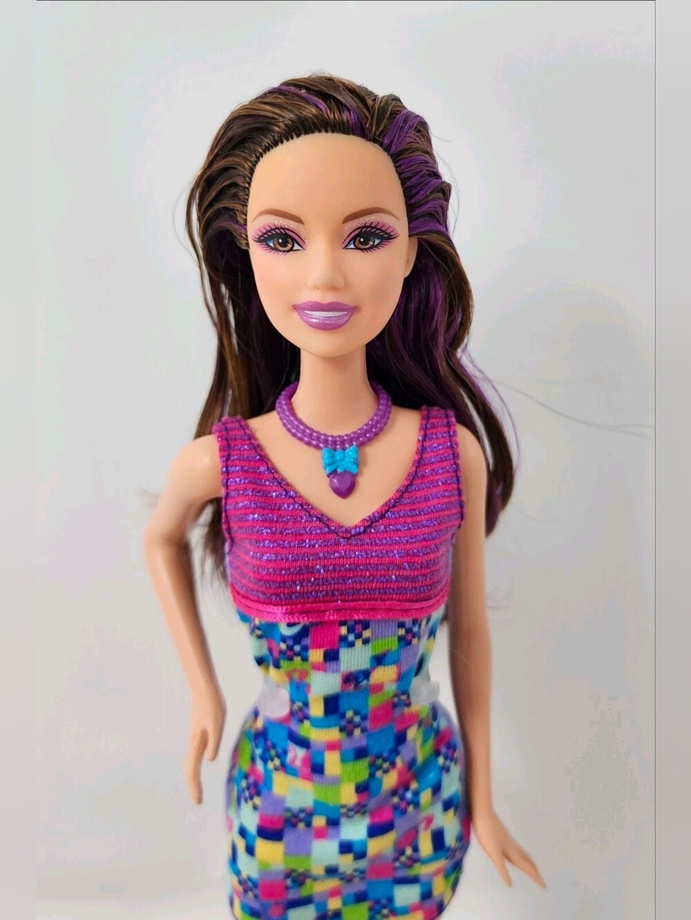 Mattel Barbie Teresa Fashionistas Doll 2010s Purple Lip Brunette Beautiful